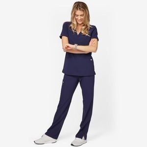 Figs Navy Set, Casma top and Kade bottoms